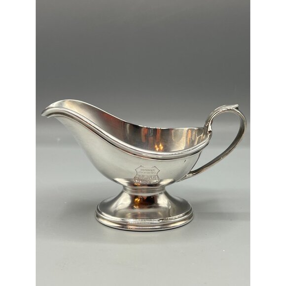 Union Pacific RR Dining Car Silver Soldered Gravy Boat Overland Train 1302C UP - Picture 1 of 14
